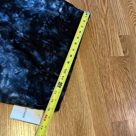 NWT MOTHER Superior High Rise Skinny The Super Swooner in Winding Paths 24 or 31 - Picture 17 of 17